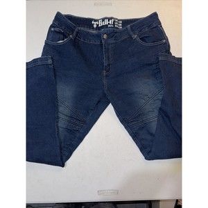 Bull-it Jeans Women’s Sz 10R Covec Motorcycle Insulated Padded Slim Leg Blue